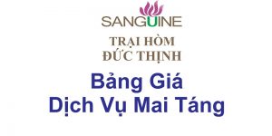 Báo Giá Dịch Vụ Mai Táng