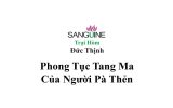 Nghi Lễ Tang Ma Của Người Pà Thẻn