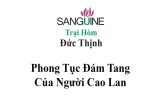 Nghi Lễ Tang Ma Của Người Cao Lan